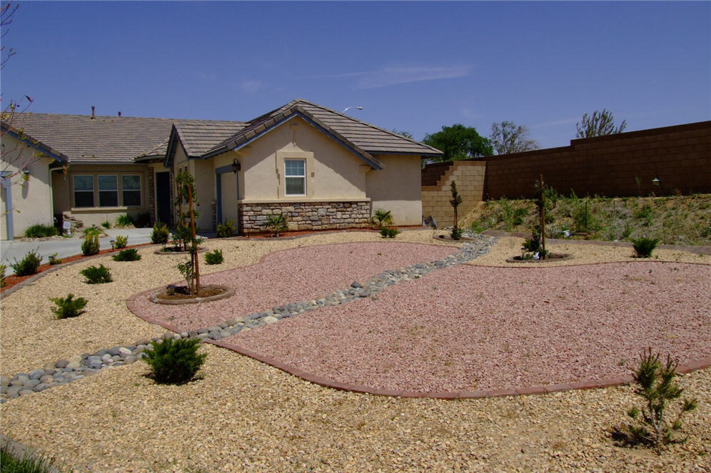 Colored Rock Garden