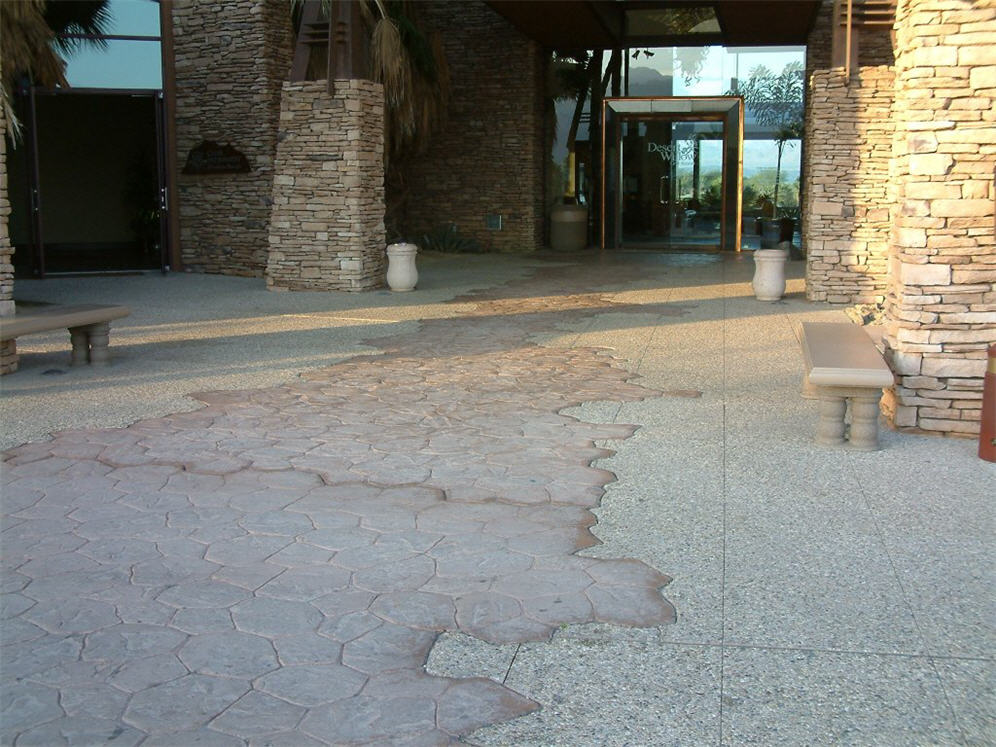 Organic Flowing Walkway Texture