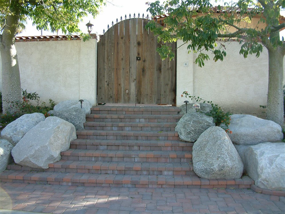 Brick Stair Entryway