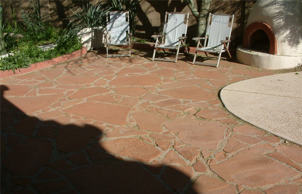 Organic Look Patio Floor